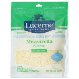 Lucerne Cheese Shredded Mozzarella Reduced Fat - 8 Oz