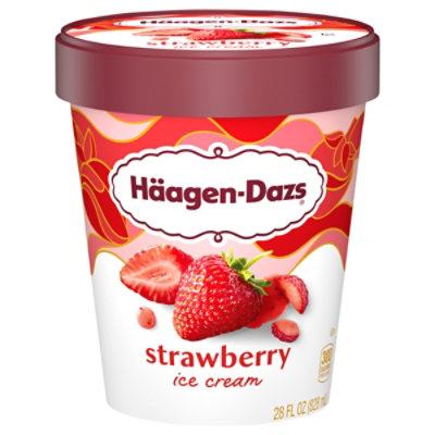 Haagen-Dazs Strawberry Ice Cream - 28 Oz