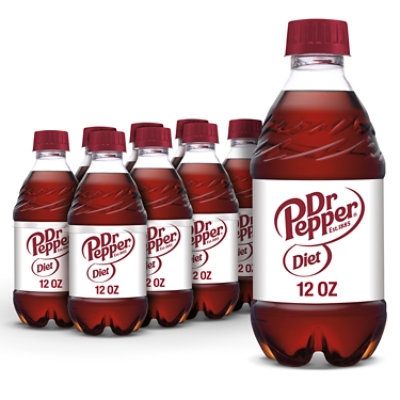 Dr Pepper Diet Soda Bottle - 8-12 Fl. Oz.