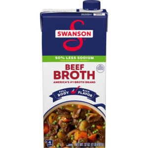 Swanson Lower Sodium Beef Broth - 32 Oz