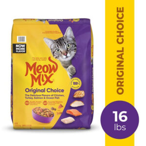 Meow Mix Cat Food Dry Original Choice - 16 Lb