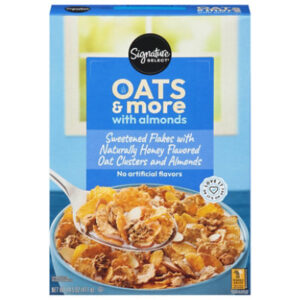 Signature SELECT Cereal Oats & More with Almonds - 14.5 Oz