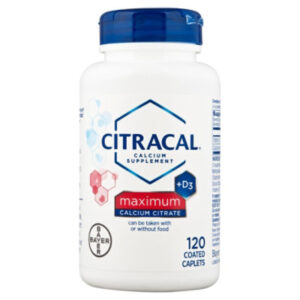 Citracal Calcium Supplement  D3 Calcium Citrate Maximum Coated Caplets - 120 Count