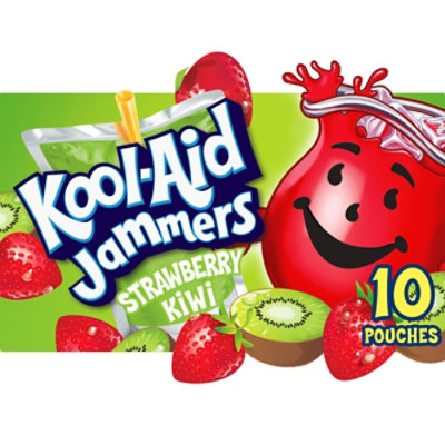 Kool-Aid Jammers Strawberry Kiwi Flavored Drink - 10 - 6 Fl. Oz.