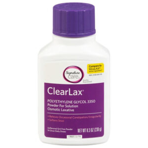 Signature Select/Care ClearLax Powder For Solution Polyethylene Glycol 3350 Osmotic Laxative - 8.3 Oz