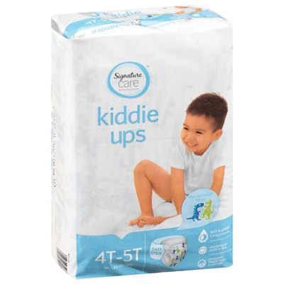 Signature Select/Care Kiddie Ups Refastenable Girl Training Pants 4T 5T - 19 Count