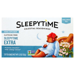 Celestial Seasonings Sleepytime Herbal Tea Bags Caffeine Free Extra 20 Count - 1.2 Oz