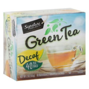 Signature SELECT Decaf Green Tea - 40 Count
