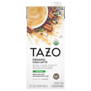 TAZO Tea Concentrate Black Tea Organic Chai Latte - 32 Fl. Oz.