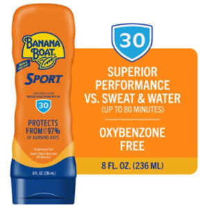 Banana Boat Ultra Sport Performance Broad Spectrum SPF 30 Sunscreen Lotion - 8 Oz
