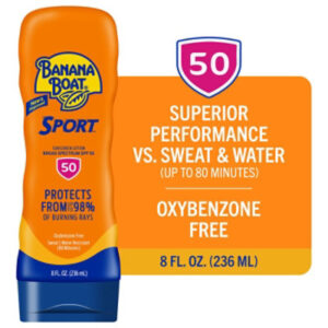 Banana Boat Ultra Sport Performance Broad Spectrum SPF 50 Sunscreen Lotion - 8 Oz