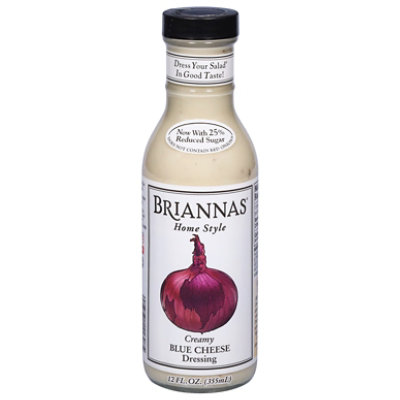 BRIANNAS Dressing Home Style Blue Cheese Creamy - 12 Fl. Oz.