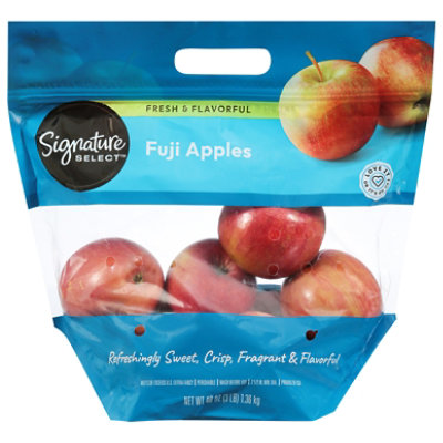 Signature SELECT/FARMS Fuji Apples Prepacked Bag - 3 Lb