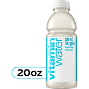 vitaminwater Zero Water Beverage Nutrient Enhanced Squeezed Lemonade - 20 Fl. Oz.
