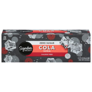Signature SELECT Zero Cola Soda - 12-12 Fl. Oz.