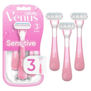 Gillette Venus Sensitive Womens Disposable Razor - 3 Count