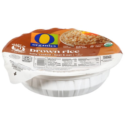 O Organics Organic Rice Brown Cup - 7.4 Oz