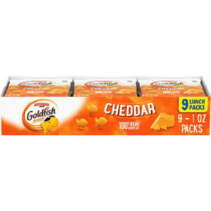 Goldfish Cheddar Cheese Crackers 9 Count - 1 Oz