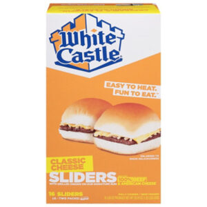 White Castle Microwaveable Cheeseburgers - 16 Count