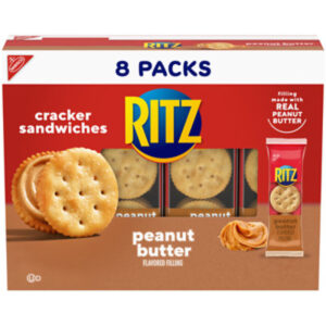 RITZ Peanut Butter Sandwich Crackers Snack Packs - 8-1.38 Oz