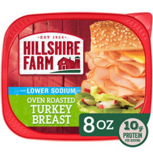 Hillshire Farm Ultra Thin Sliced Lunchmeat Lower Sodium Oven Roasted Turkey Breast - 8 Oz