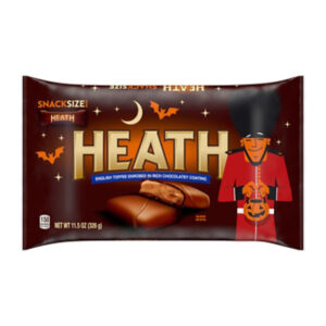 HEATH Chocolatey English Toffee Snack Size Halloween Candy Bag - 11.5 Oz