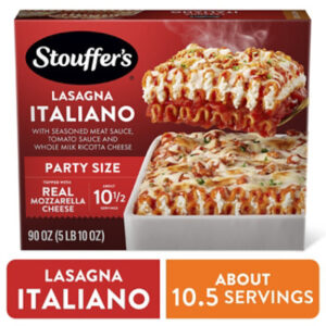 Stouffer's Lasagna Italiano Party Size  Frozen Meal - 90 Oz