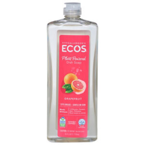 ECOS Dishmate Dish Liquid Grapefruit Bottle - 25 Fl. Oz.