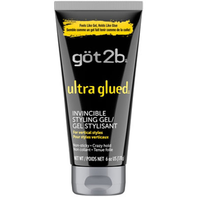 Got2b Ultra Glued Invincible Styling Hair Gel - 6 Oz