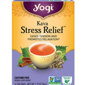 Yogi Herbal Supplement Tea Kava Stress Relief 16 Count - 1.27 Oz