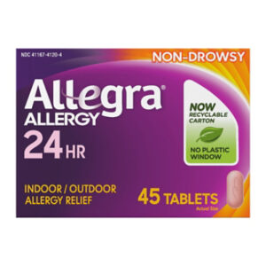 Allegra Adult 24HR Non-Drowsy Antihistamine Allergy Tablets - 45 Count