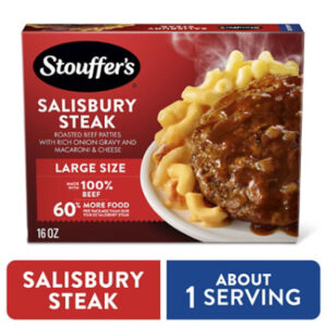 Stouffer's Large Size Salisbury Steak Frozen Meal - 16 Oz