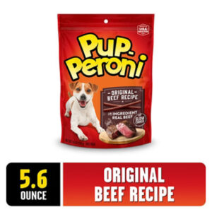 Pup-Peroni Dog Snacks Original Beef Flavor Pouch - 5.6 Oz
