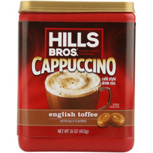 Hills Brothers. Cappuccino Drink Mix English Toffee - 16 Oz