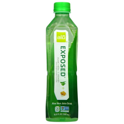alo EXPOSED Aloe Vera Juice Drink Original Honey - 16.9 Fl. Oz.