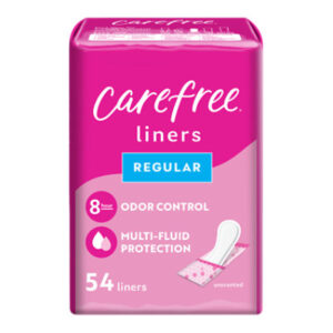 Carefree Acti Fresh Unscented Regular To Go Panty Liners - 54 Count