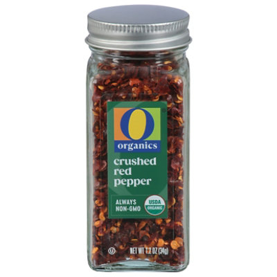 O Organics Red Pepper Crushed - 1.2 Oz