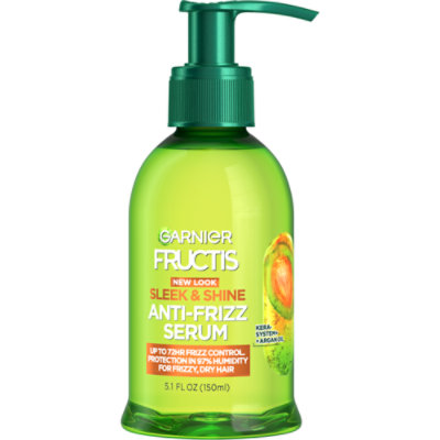 Garnier Fructis Sleek & Shine Anti-Frizz Serum for Frizzy Dry Hair - 5.1 Fl. Oz.