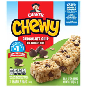 Quaker Chewy Granola Bars Chocolate Chip - 8-0.84 Oz