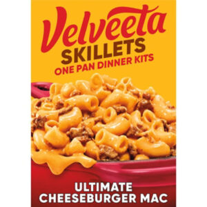 Velveeta Skillets Ultimate Cheeseburger Mac One Pan Dinner Kit - 12.8 Oz
