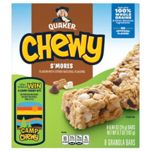 Quaker Chewy Granola Bars Smores - 8-0.84 Oz