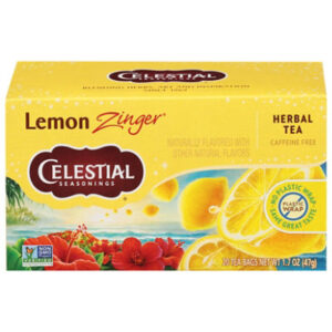 Celestial Seasonings Herbal Tea Bags Caffeine Free Lemon Zinger - 20 Count
