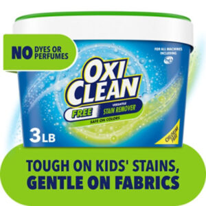 OxiClean Versatile Stain Remover Powder Free Laundry Stain Remover - 3 Lb