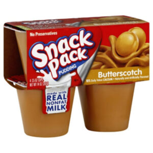 Snack Pack Butterscotch Pudding - 4-3.25 Oz