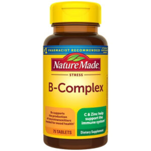 Nature Made Stress B Complex with Vitamin C and Zinc Tablets - 75 Count