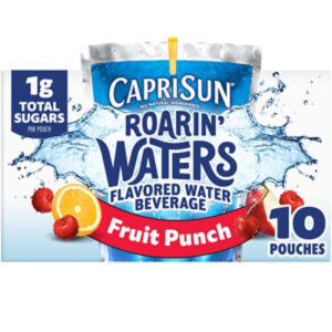 Capri Sun Roarin' Waters Fruit Punch Flavored - 10 - 6 Fl. Oz.