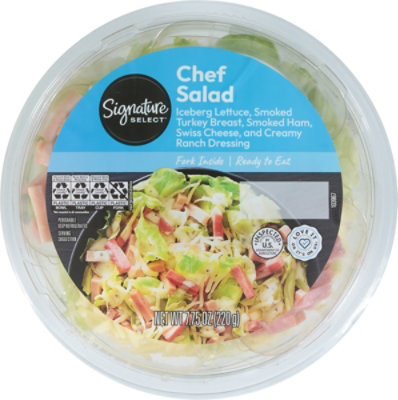 Signature SELECT/FARMS Cafe Bowl Chef Salad - 7.75 Oz
