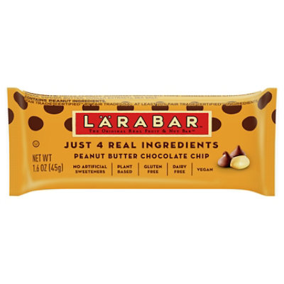 Larabar Food Bar Fruit & Nut Peanut Butter Chocolate Chip - 1.6 Oz