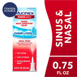 MUCINEX SINUS-MAX Nasal Spray Clear & Cool - 0.75 Fl. Oz.
