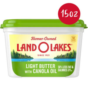 Land O Lakes Light Butter with Canola Oil Spreadable Tub - 15 Oz